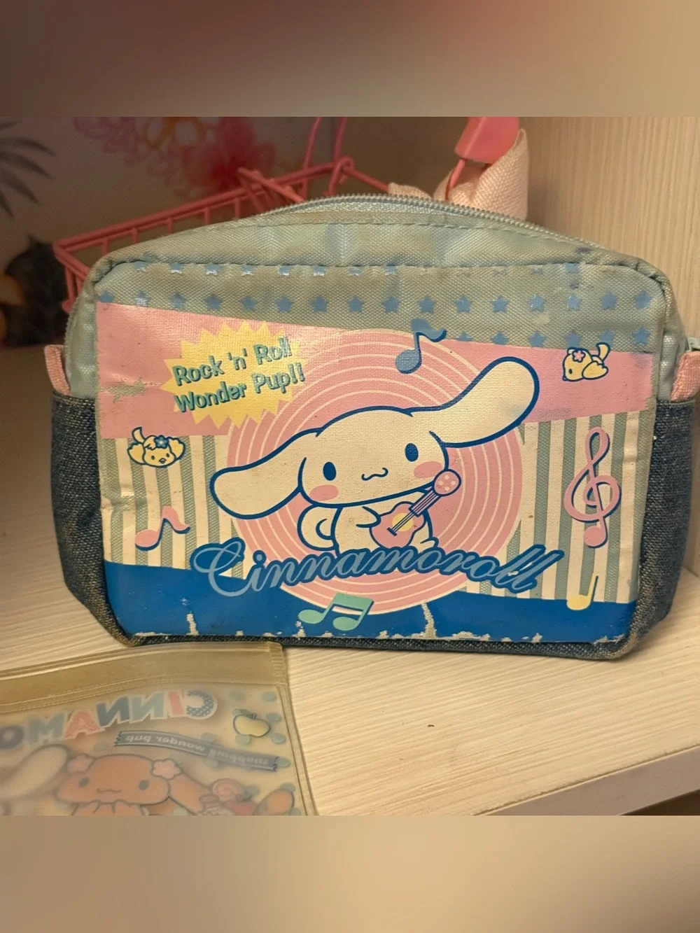 Vintage cinnamoroll pouches coin bag